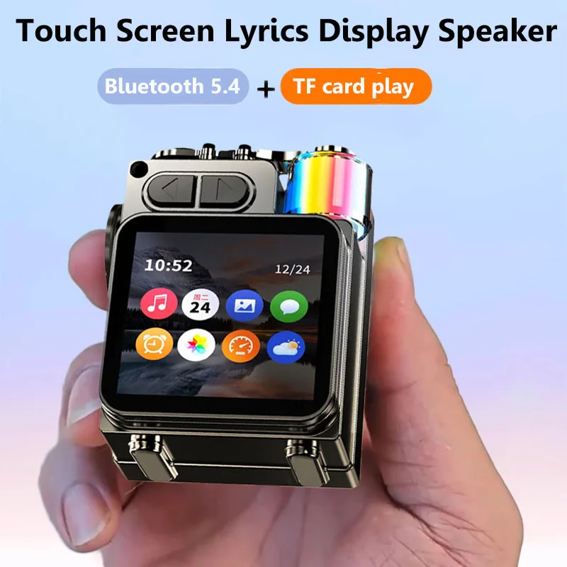 Audio Music Player App - Tela de toque inteligente alto-falante bluetooth