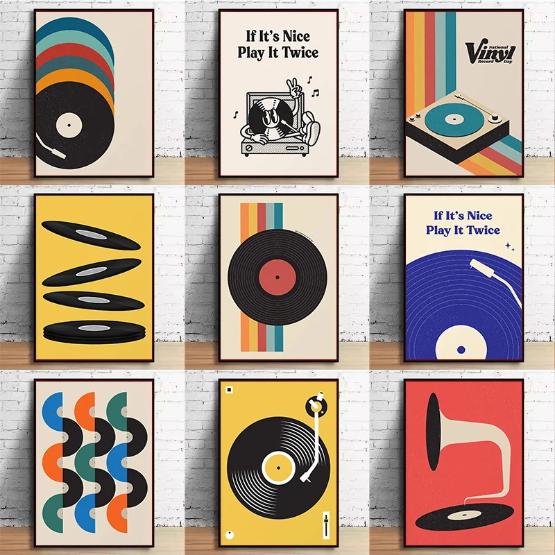 Audio Music Recording - Impressão de arte de parede em