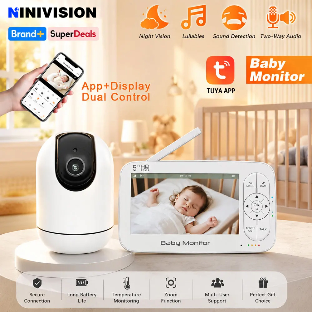Audio Music Apps - Monitor de Bebê Inteligente com WiFi,