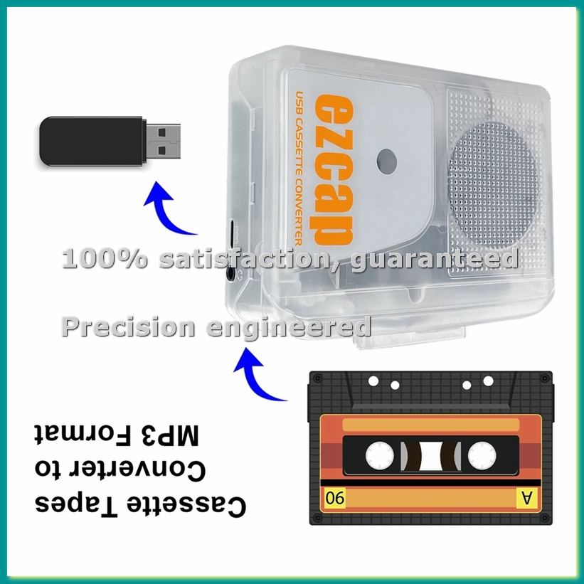 Audio Music File - Conversor de Fita Cassete USB para