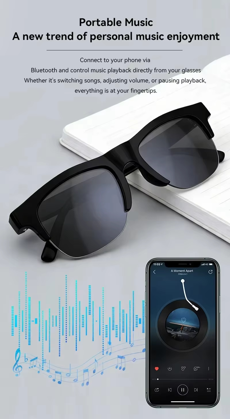 Óculos de Sol Inteligentes Len - Audio Music Recording avaliação e preço