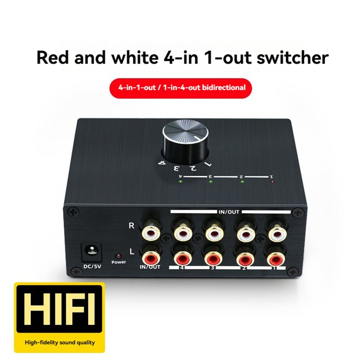 Comutador de Áudio Estéreo DTC - Audio Music Converter avaliação e preço