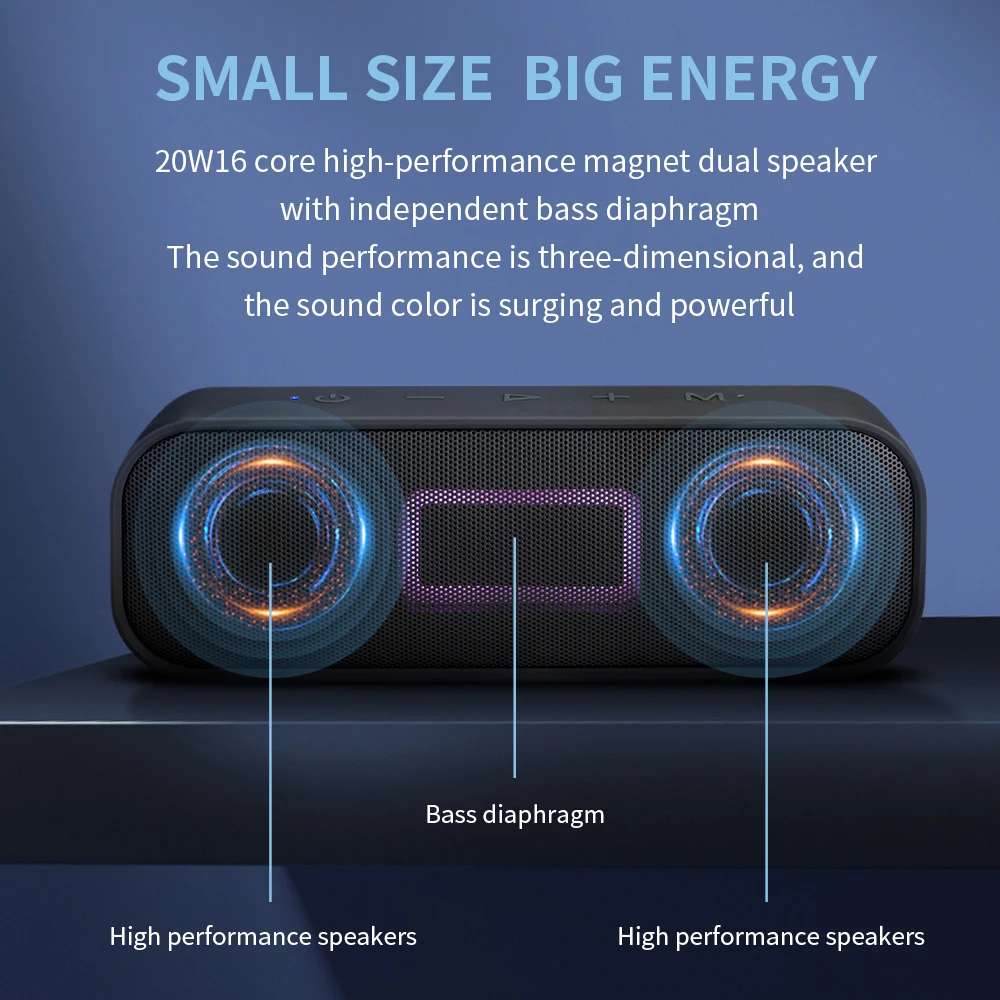 Alto-falante Bluetooth sem fio - Apple Music Audio Quality avaliação e preço