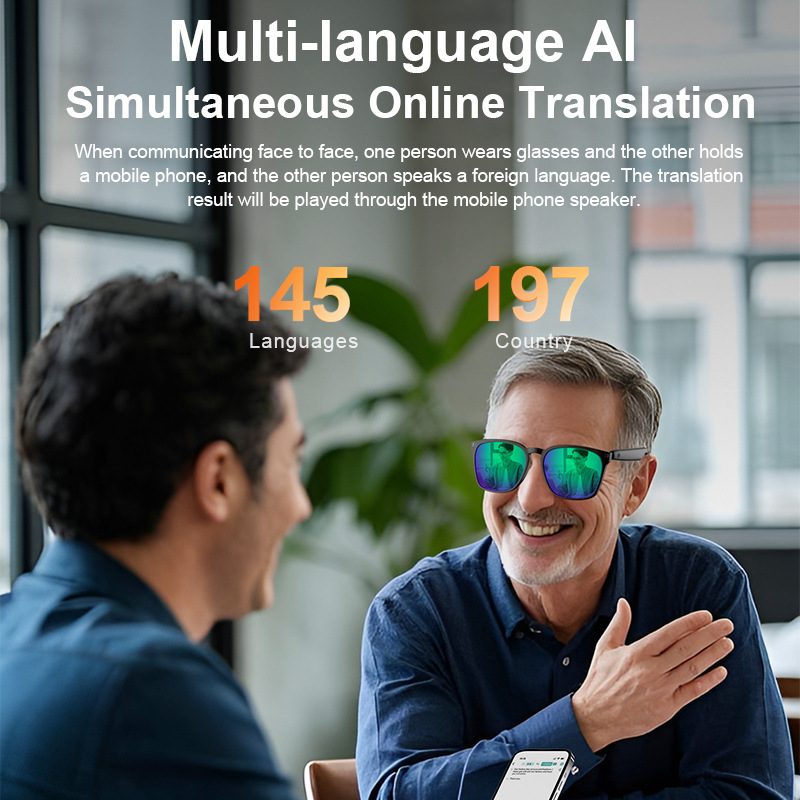 Óculos inteligentes com Blueto - Audio Music To Video Ai avaliação e preço