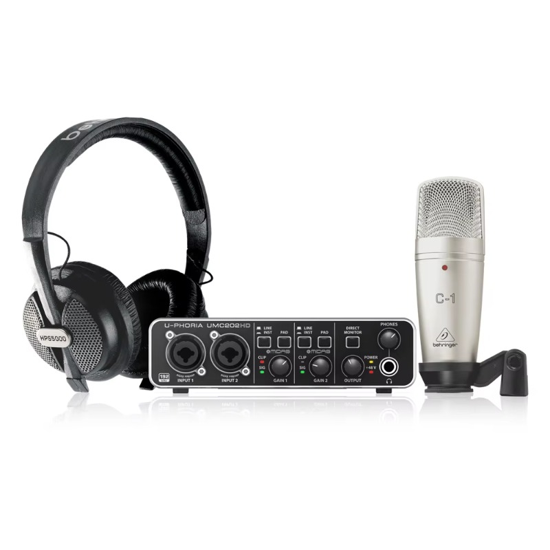Pacote de Gravação Behringer U - Audio Music Recording avaliação e preço