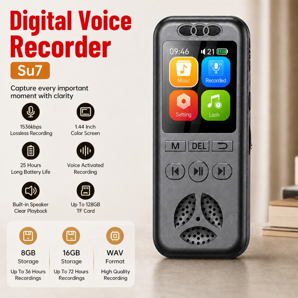 Gravador de Voz Digital de 16G - Audio Music File avaliação e preço
