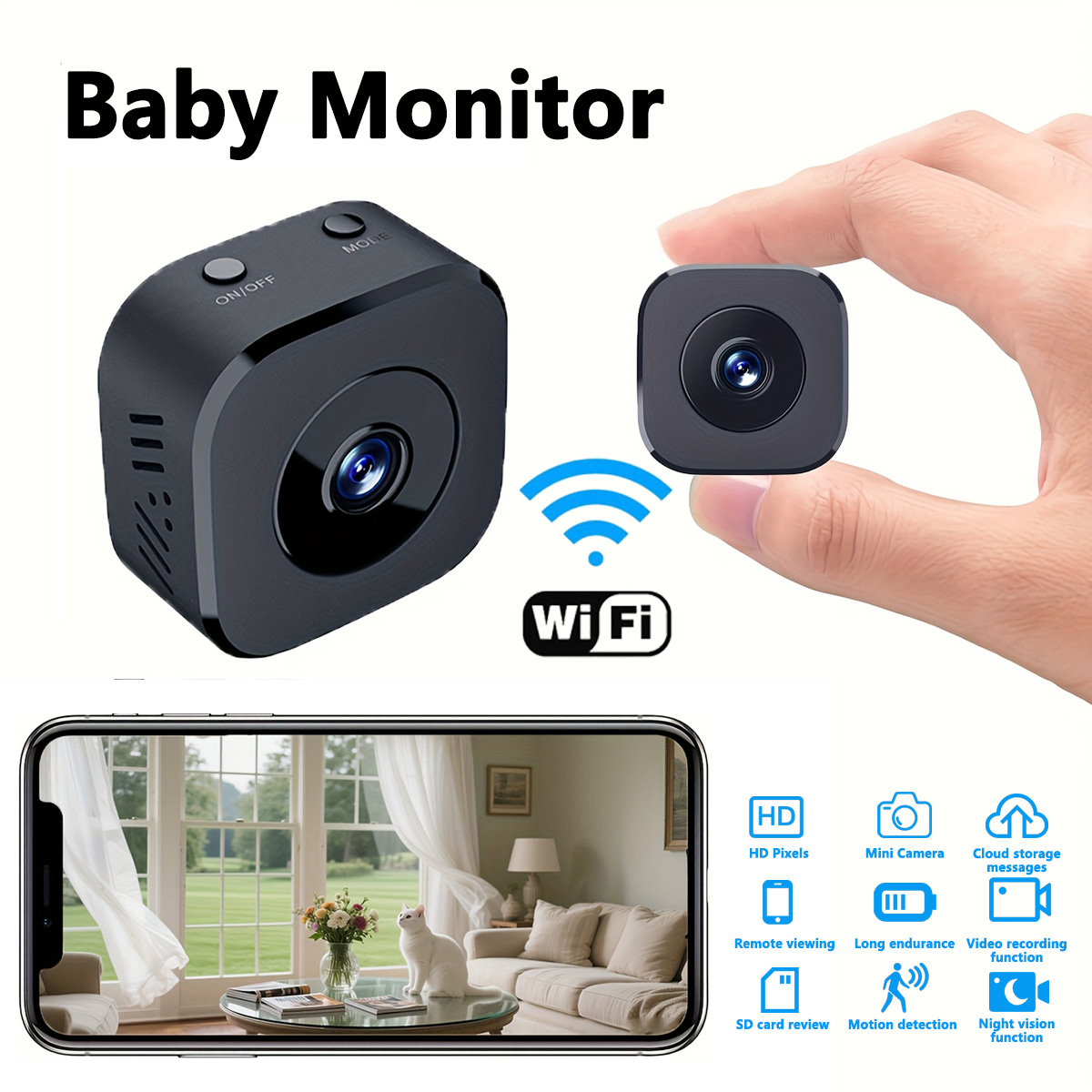 1080p hd mini câmera wi-fi seg - Audio Music Recording avaliação e preço