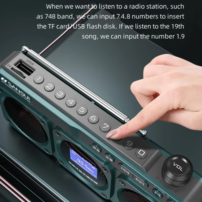 Portátil f28 rádio fm hi-fi qu - Apple Music Audio Quality avaliação e preço