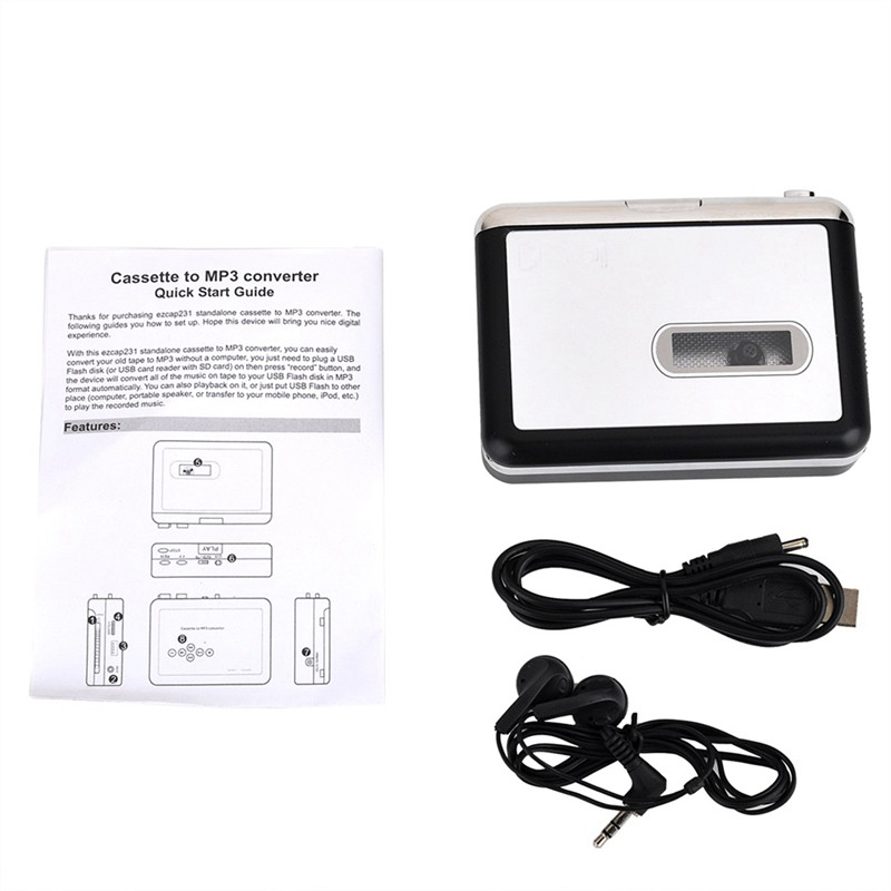 Ezcap 231 USB Cassete Tape Lei - Audio Music File avaliação e preço