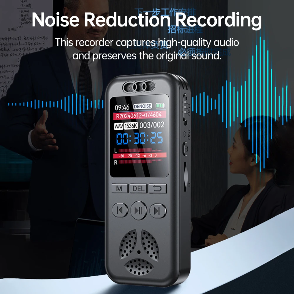 Gravador de voz digital de 16  - Audio Music File avaliação e preço