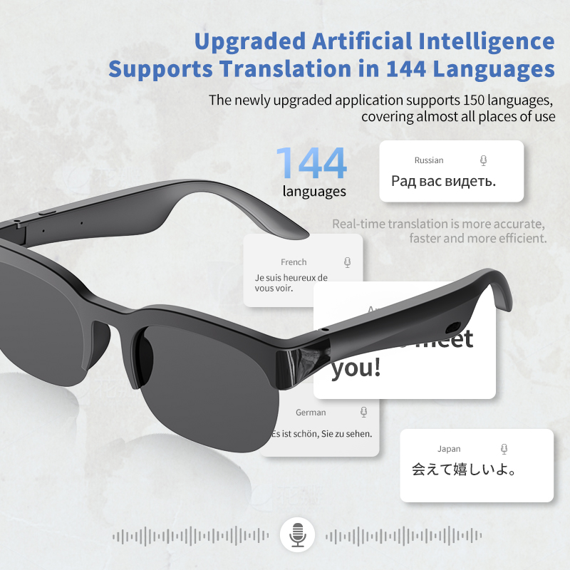 Óculos de Áudio Inteligentes c - Audio Music To Video Ai avaliação e preço